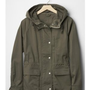 Gap Army Green Hooded Jacket